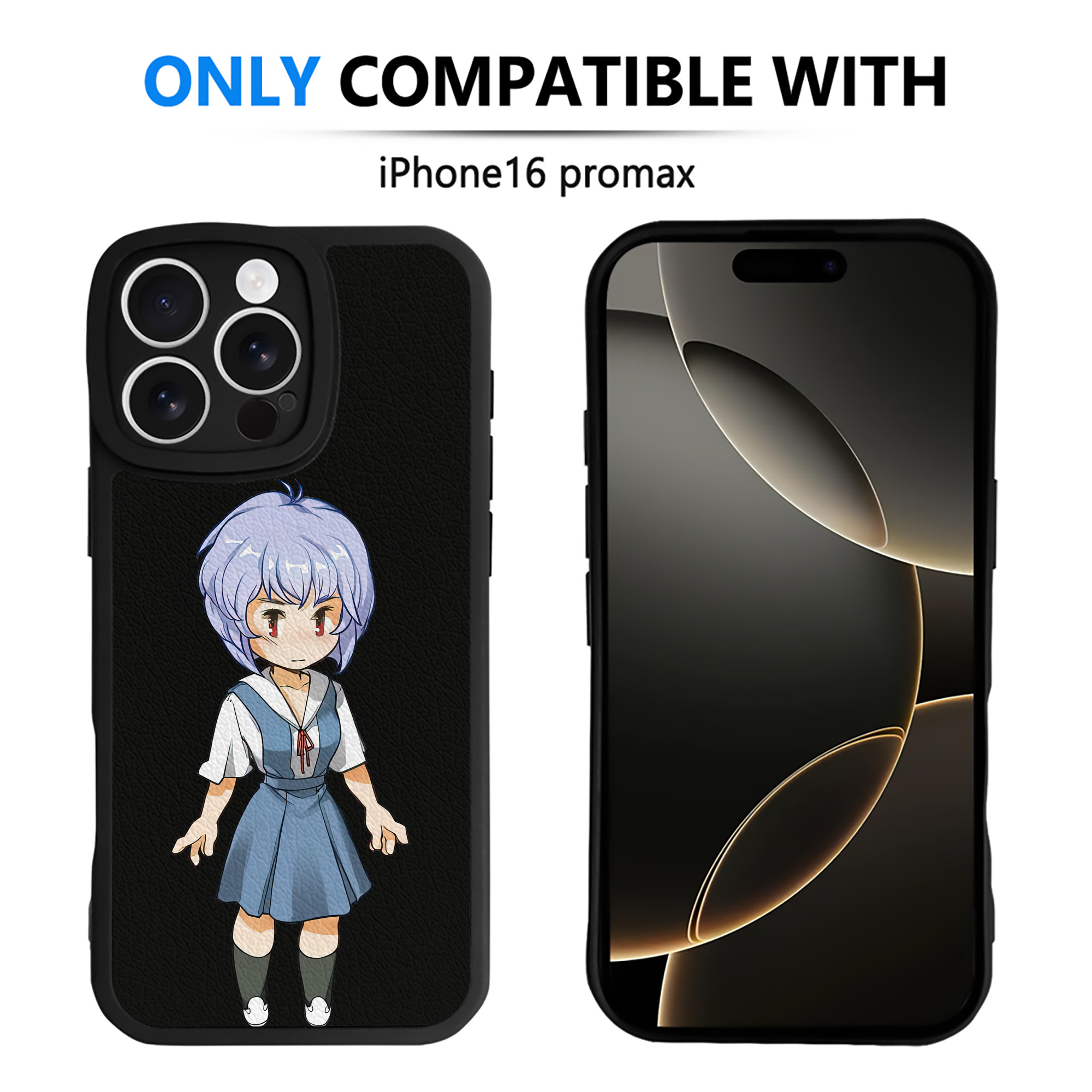 （画像用） EVA 新世紀エヴァンゲリオン 【iPhone 16シリーズ対応】シリコンスマホケース（レザー調） 材質：シリコン